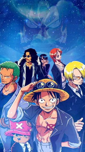 Điện Thoại Anime Ngầu Băng Mũ Rơm — One piece iPhone hình nền