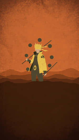 Điện thoại Naruto tông màu — Anime Phone Hình nền