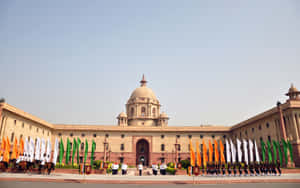 Dinh Tổng thống Ấn Độ Rashtrapati Bhavan Cờ