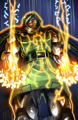 Hình nền Doctor Doom găng tay laser — Honor MagicPad4 Hình nền