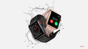 Hình nền Đồng hồ Apple với những giọt nước bắn tung tóe — Apple Watch Hình nền
