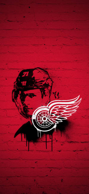 Dylan Larkin Of Detroit Red Wings wallpaper — iPhone 11 Pro Max Hình nền