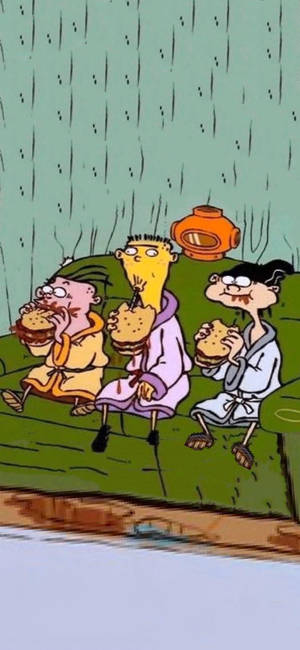 Hình nền Ed Edd N Eddy Ngủ Lại Nhà. — iPhone 16 Pro Hình nền