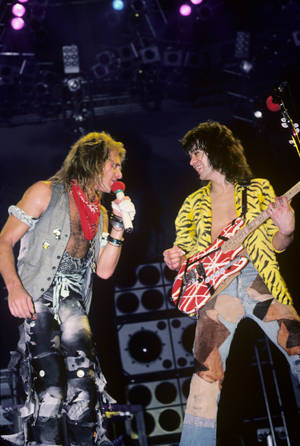 Eddie Van Halen và David Lee Roth — Huawei MatePad Air (2025) Hình nền