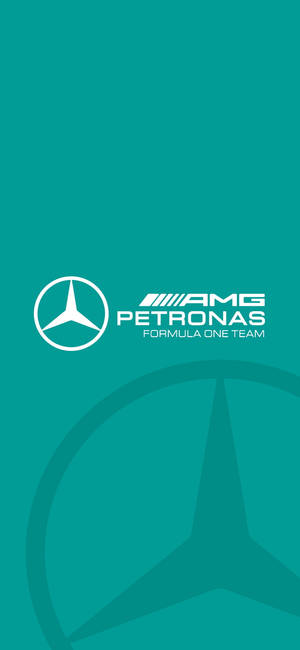 F1 iPhone AMG Petronas Logo Xanh lam — Samsung S23 Hình nền