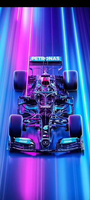 F1 iPhone AMG Petronas Neon Road — Pixel 11 Hình nền