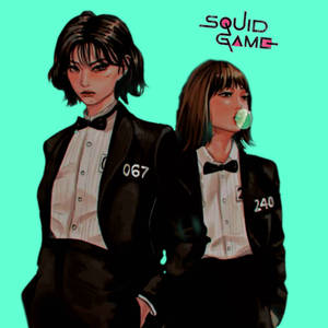 Hình nền fan art người chơi 240 067 Squid Game — 067 鱿鱼游戏 Hình nền