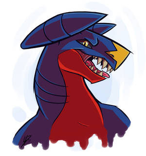 Hình nền Fanart Cận Cảnh Garchomp — Oppo Find N5 Hình nền
