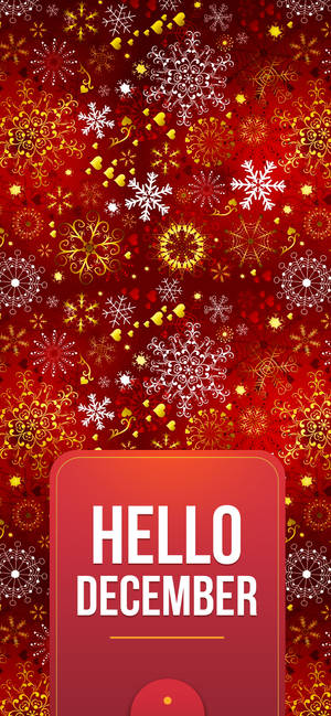 Hình nền điện thoại Festive Red December. — iPhone 17 Pro Hình nền