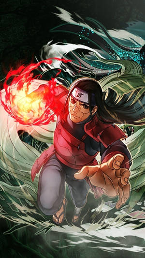 Hashirama Điện Thoại Giải Phóng Sức Mạnh Rồng — Naruto iPhone GIF Hình nền