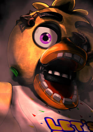 Hình nền FNAF Chica Nghệ Thuật Số — IQOO Pad Hình nền