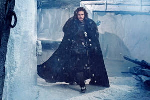 Jon Snow đi dạo ở Winterfell Game of Thrones