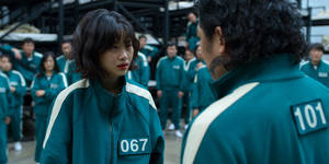Hình nền Gangster 101 và Móc túi 067 Squid Game — 067 鱿鱼游戏 Hình nền