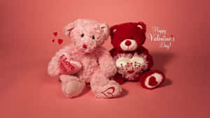 Valentine dễ thương hạnh phúc — Dễ thương gấu Hình nền