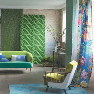 Hình nền ghế sofa — Xanh aesthetic GIF Hình nền