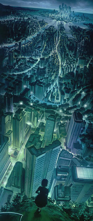Ghost Aesthetic Girl In Cliff — Galaxy Z Flip Hình nền