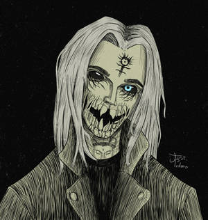 Phong cách Quái vật Ghostemane — Pixel 10 Pro Fold Hình nền