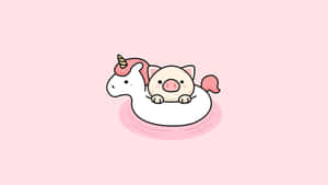 Giấc mơ màu hồng kawaii với mây bồng bềnh cho mọi thiết bị của bạn — Dễ thương hồng Hình nền