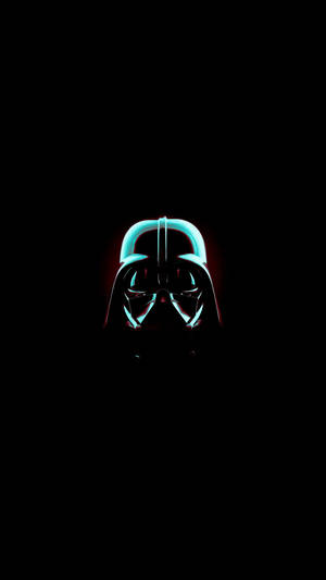 Hình nền AMOLED Darth Vader trên nền đen.