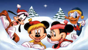 Giáng Sinh Diệu Kỳ Cùng Disney — Thiên thần Giáng sinh Hình nền