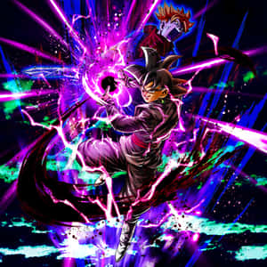 Goku Black trong tư thế chiến đấu đầy uy lực — Goku Black Hình nền