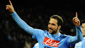 Gonzalo Higuain Napoli ghi bàn — Bóng đá Hình nền