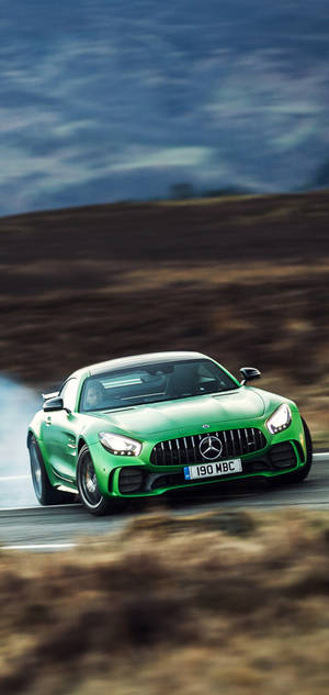 Mercedes AMG IPhone Green Racing — iPhone 13 Pro Max Hình nền