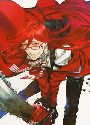 Grell Sutcliff tạo dáng trong hình nền tuyệt đẹp — Kindle Hình nền