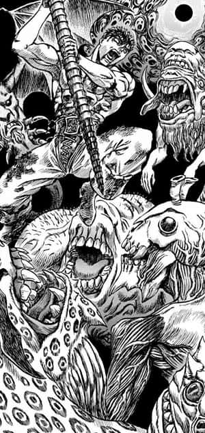 Manga Berserk — iPhone 13 Pro Hình nền