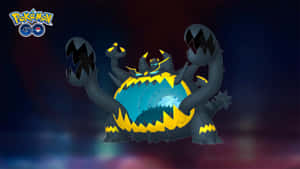 Guzzlord Giận Dữ Phong Cách Tối Giản — Anime tối Hình nền
