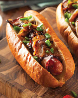Hình ảnh xúc xích — Hot Dog Hình nền