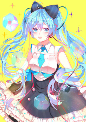 hình nền nghệ thuật anime Hatsune Miku HD đẹp — OnePlus Pad 2 Pro Hình nền