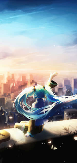 Hatsune Miku Điện Thoại — Vivo X200 FE Hình nền