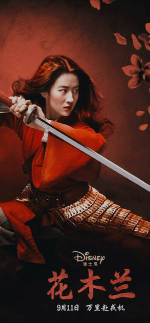 Hình nền poster phim Mulan — iPhone 13 Pro Max Hình nền