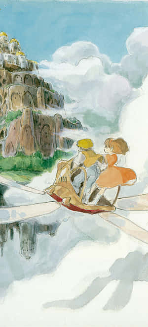 Điện thoại Studio Ghibli — Tecno Pova Curve Hình nền