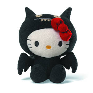 Hình nền Hello Kitty Halloween ma cà rồng đen — Hello Kitty Halloween Hình nền