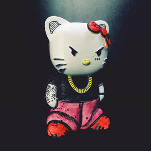 Hình nền Hello Kitty Halloween côn đồ giận dữ — Hello Kitty Halloween Hình nền