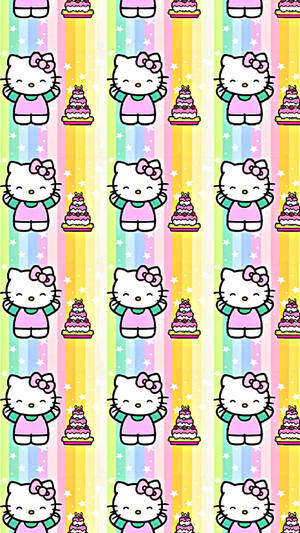 Hello Kitty với tông màu pastel dễ thương