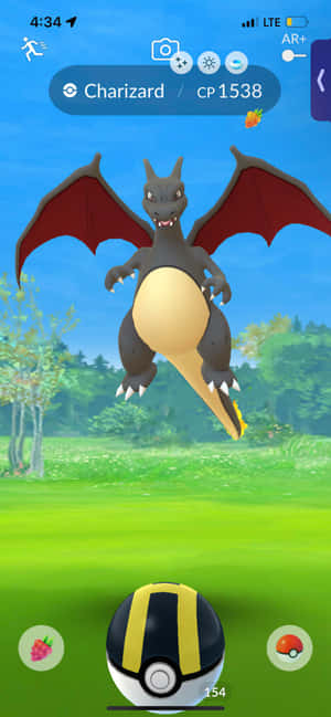 Hình ảnh Charizard — Nothing Phone (3a) Hình nền