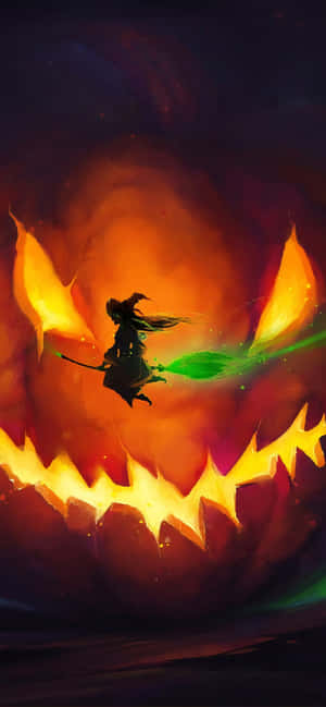 Phù thủy Halloween — Vivo V50e Hình nền