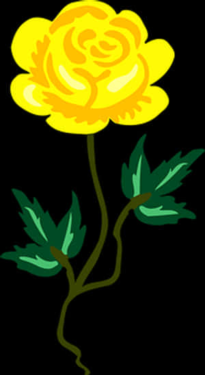 Hình minh họa hoa vàng