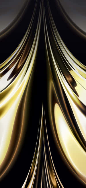 Hình nền Abstract Golden Swirls cho MacBook Air M2