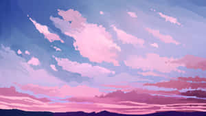 Hình nền Anime Aesthetic màu hồng — Thẩm mỹ hồng Hình nền