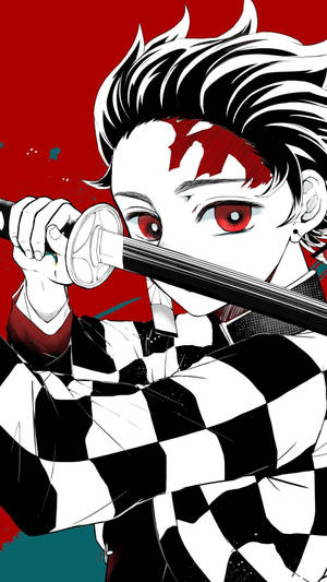 Hình nền điện thoại Demon Slayer Tanjiro