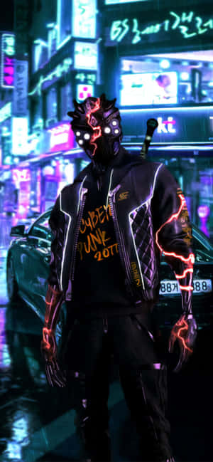 Hình nền Iphone X Cyberpunk 2077 — Oppo Find X10 Hình nền