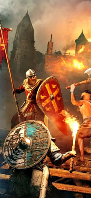 Hình nền iPhone Xs Assassin's Creed Valhalla — Tecno Pova 8 Hình nền