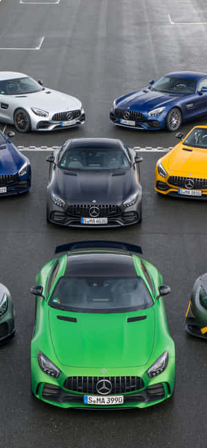 Hình nền iPhone X AMG GT-R — iPhone 13 Pro Hình nền