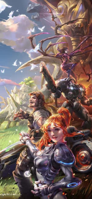 Phông nền Starcraft Ii Iphone X — iPhone 11 Hình nền