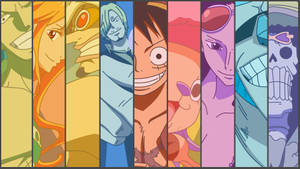 Hình nền máy tính ghép dọc One Piece — One piece máy tính Hình nền