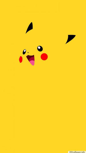 Hình nền Pikachu trên nền vàng cho iPhone 6 — iPhone 6 Hình nền